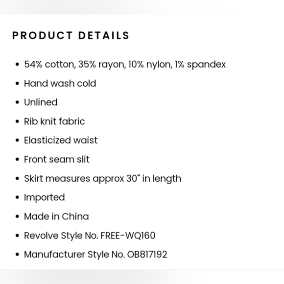 Free People Skyline Midi Skirt Ribbed Pink size Small - Picture 4 of 7